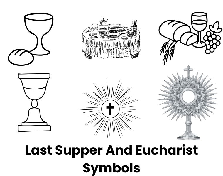 Last Supper And Eucharist Symbols