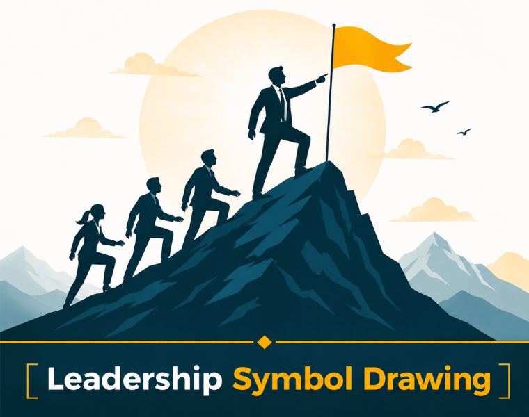 Leadership Symbol Drawing