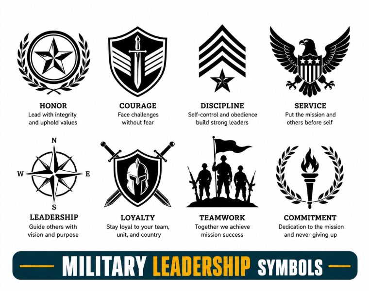 Military Leadership Symbols