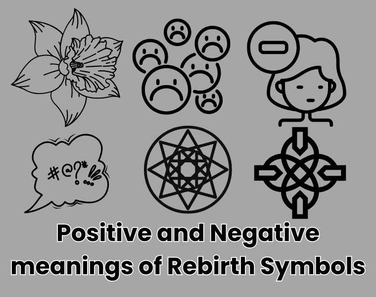 Positive and Negative meanings of Rebirth Symbols