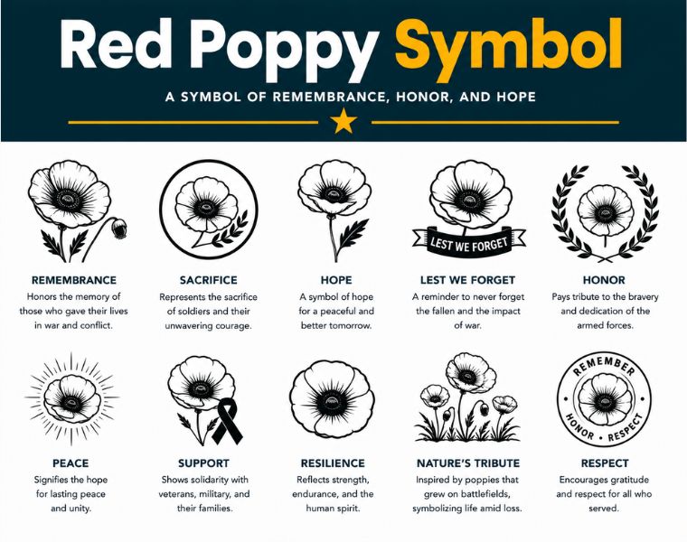 Red Poppy Symbol