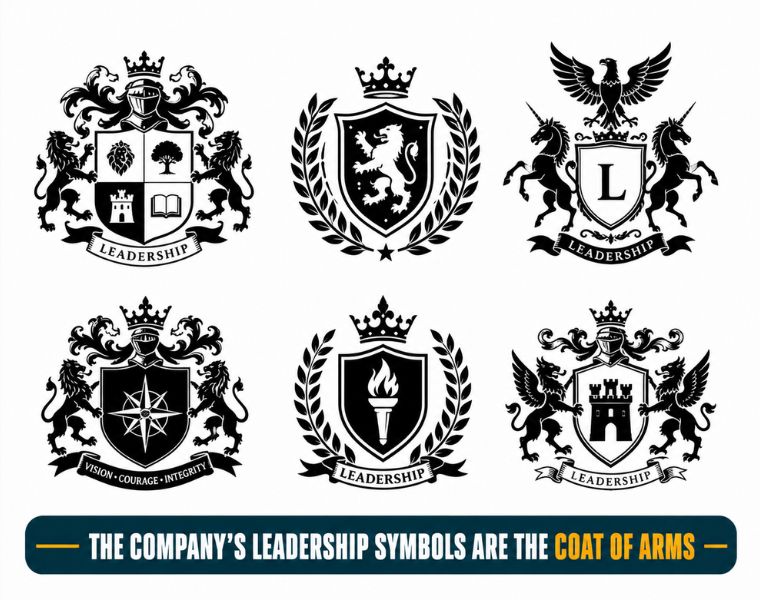 The Company's Leadership Symbols are the Coat Of Arms