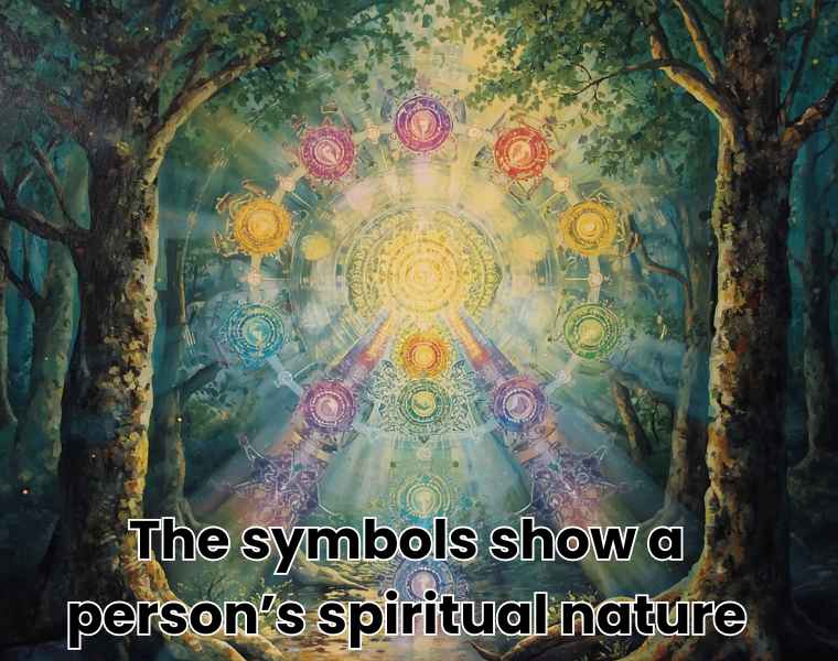 The symbols show a person’s spiritual nature