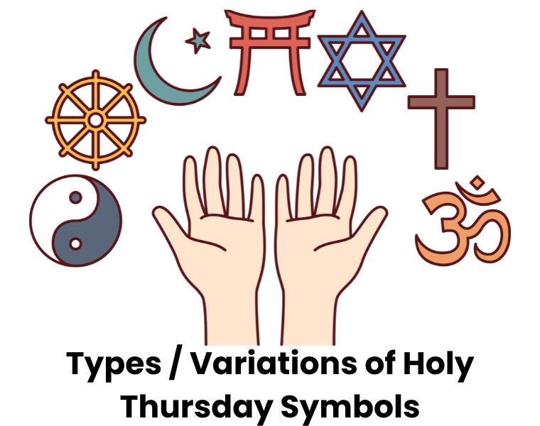 Types / Variations of Holy Thursday Symbols