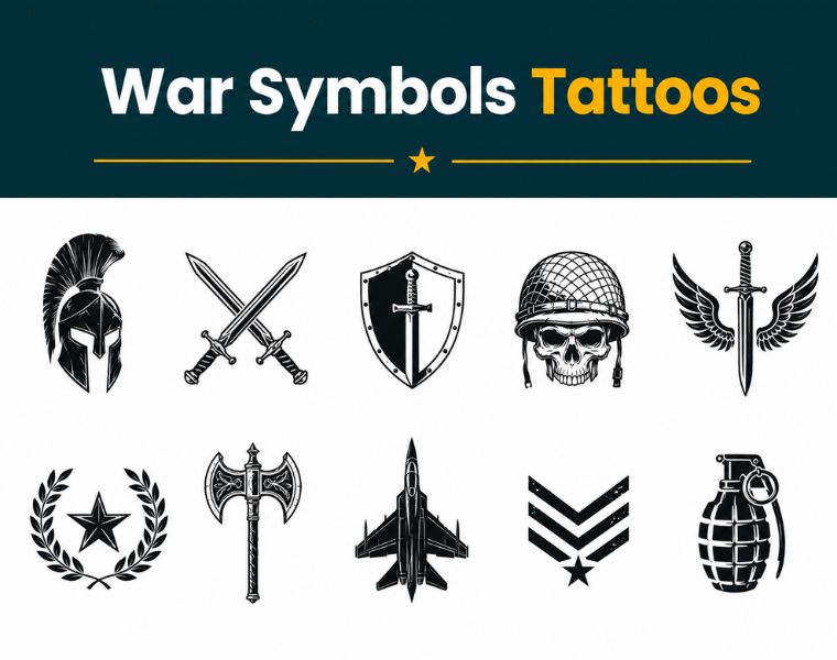 War Symbols Tattoos