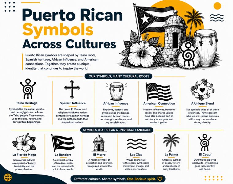 Puerto Rican Symbols Across Cultures