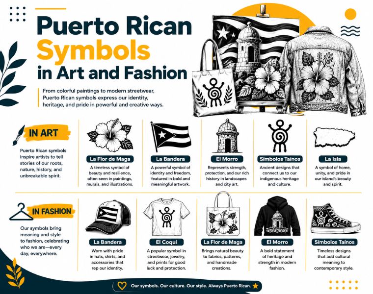 Puerto Rican Symbols in Art and Fashion