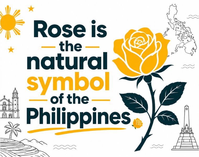 Rose is the natural symbol of the Philippines 🌹