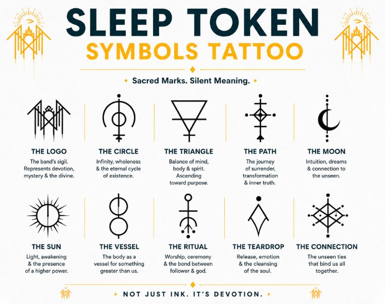 Sleep Token Symbols Tattoo