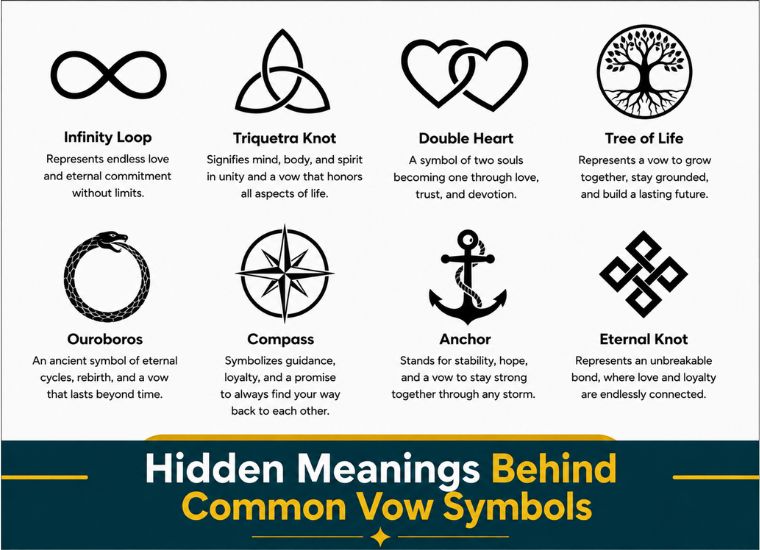 Hidden Meanings Behind Common Vow Symbols