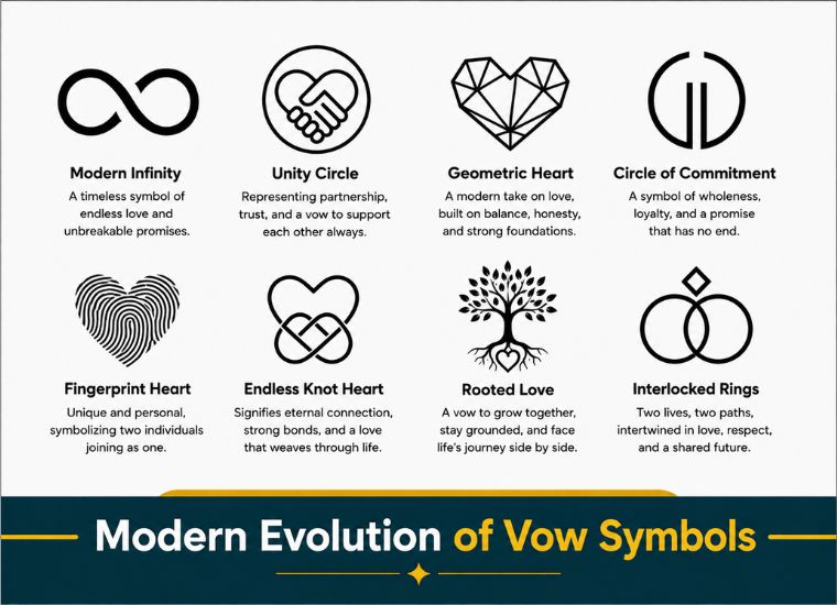 Modern Evolution of Vow Symbols